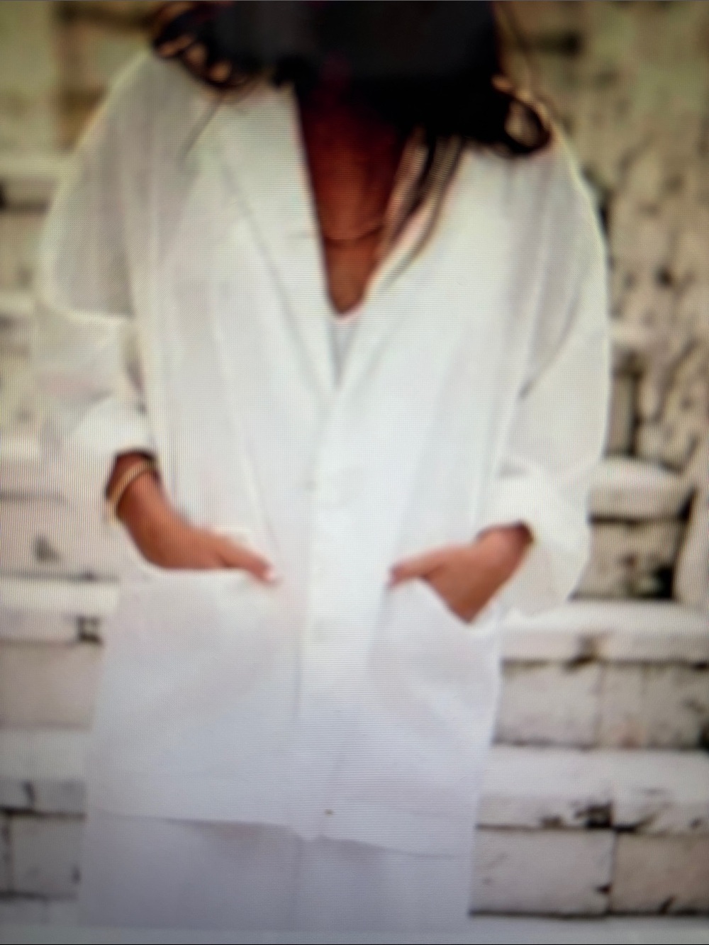 Myrah Penaloza Flax Linen Blazer. O/S